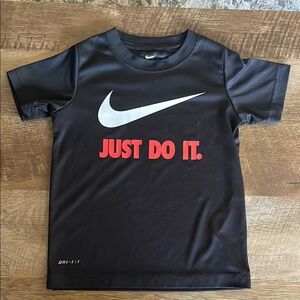 Nike Black 'Just Do It' Dri-Fit T-Shirt